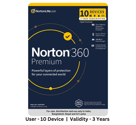 Norton 360 Premium 10 Devices 3 years